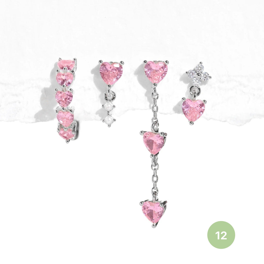 Shooting Star Hoop Earring Set