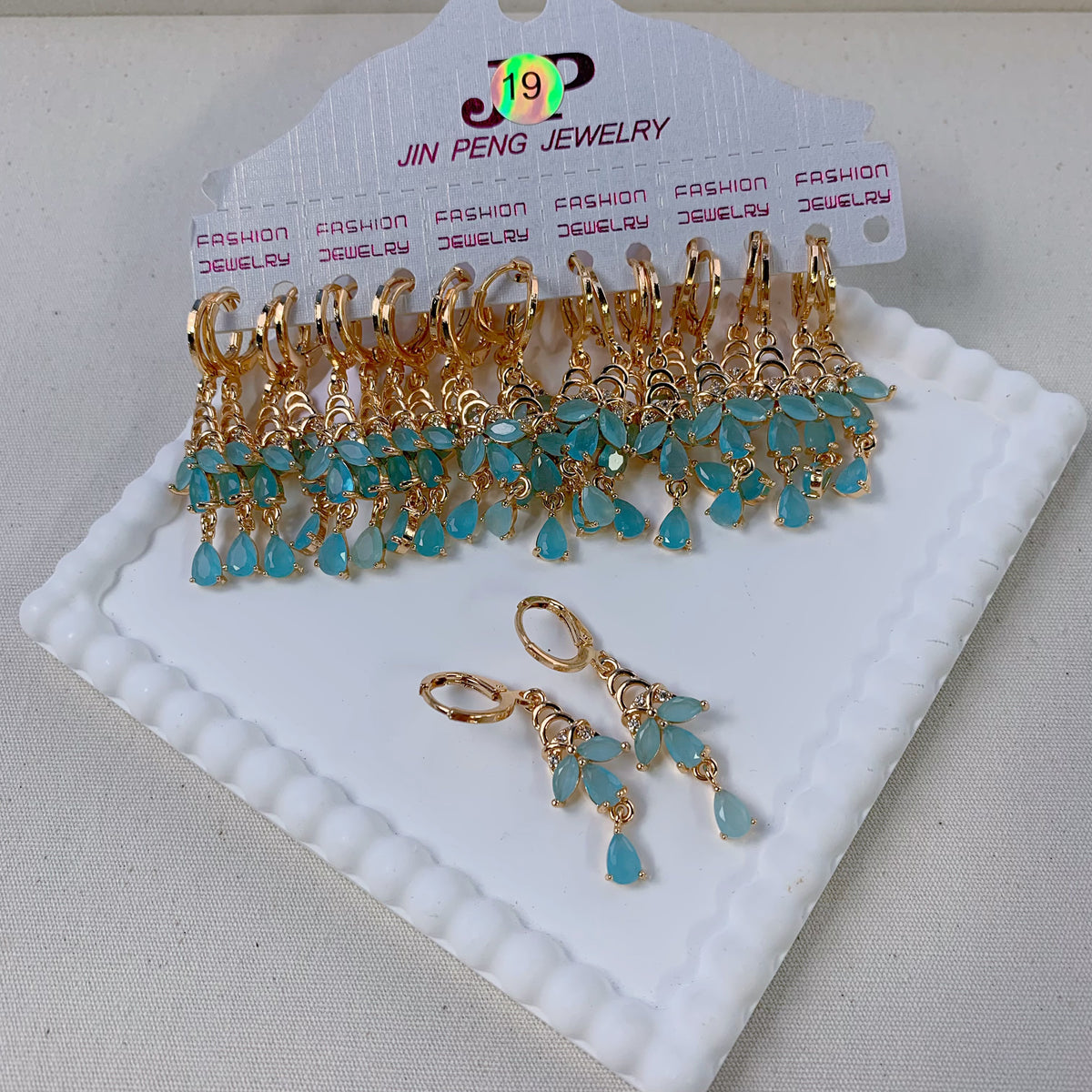 Dainty Dangle Hoop Earring