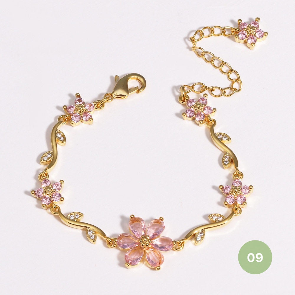 Dainty Flower Bracelets