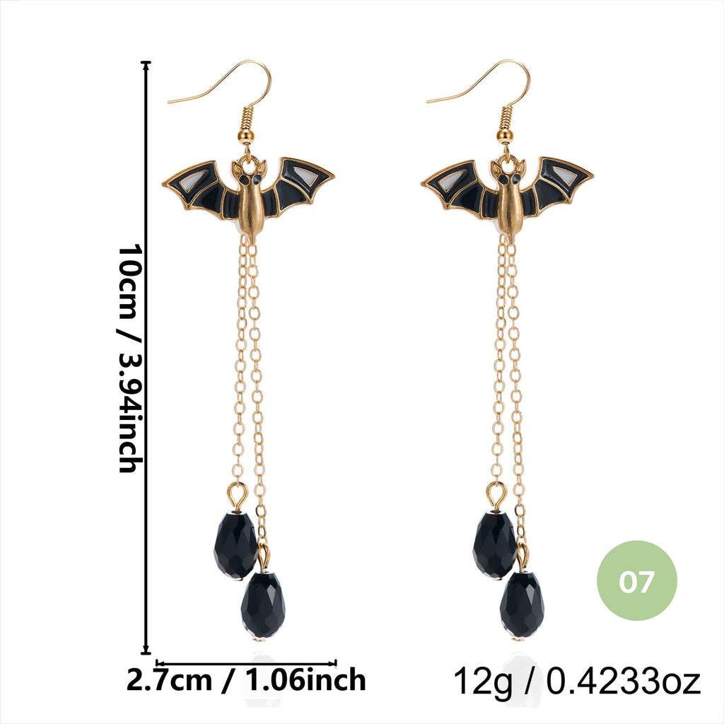 Halloween Spider Dangle Earrings