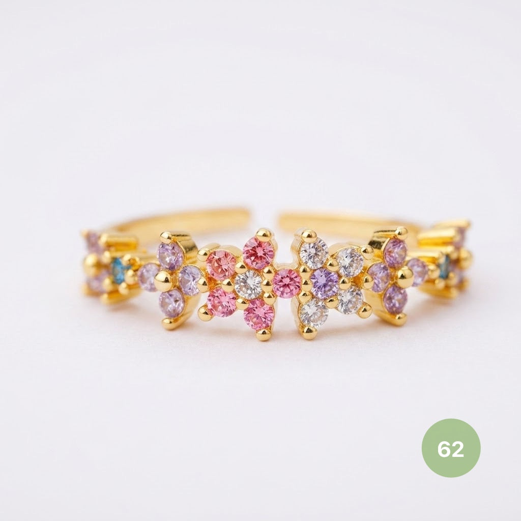 Dainty Rings - golden and silver