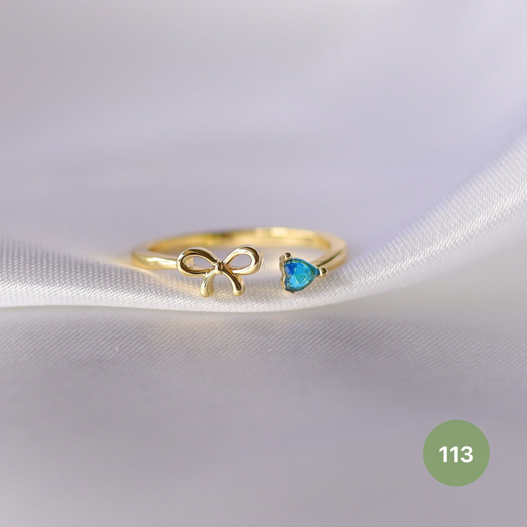 Dainty Rings - golden and silver