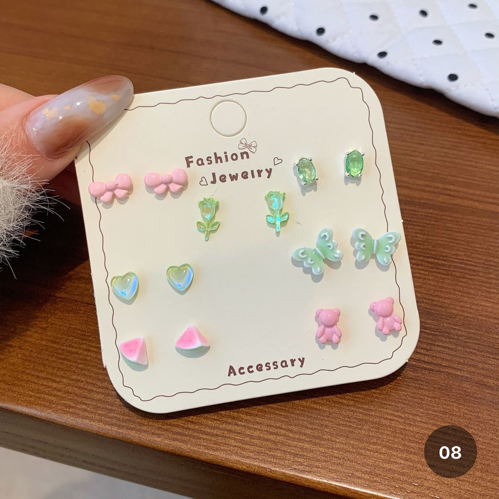 Spring Dopamine Earrings Set