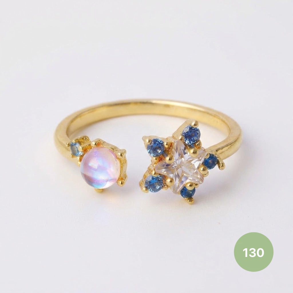 Dainty Rings - golden and silver