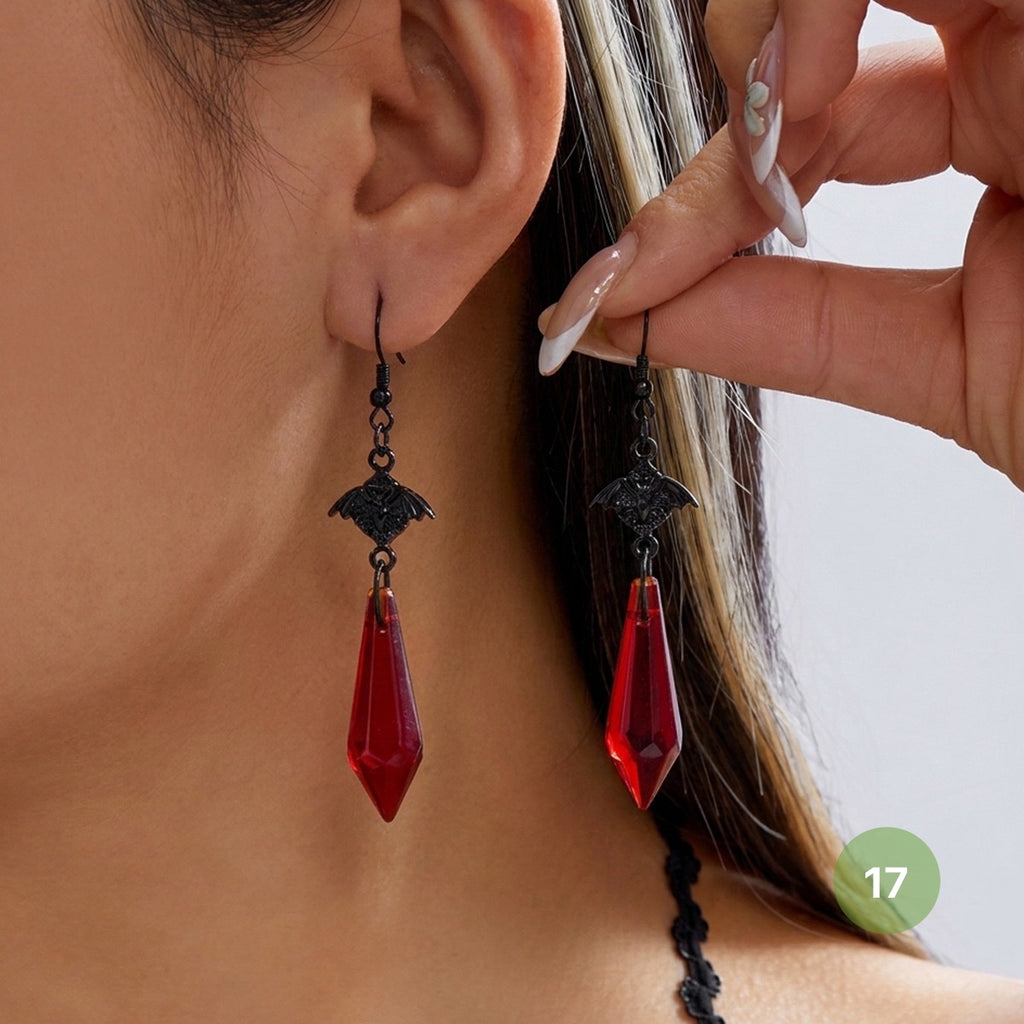 Fancy Halloween Dangle Earrings