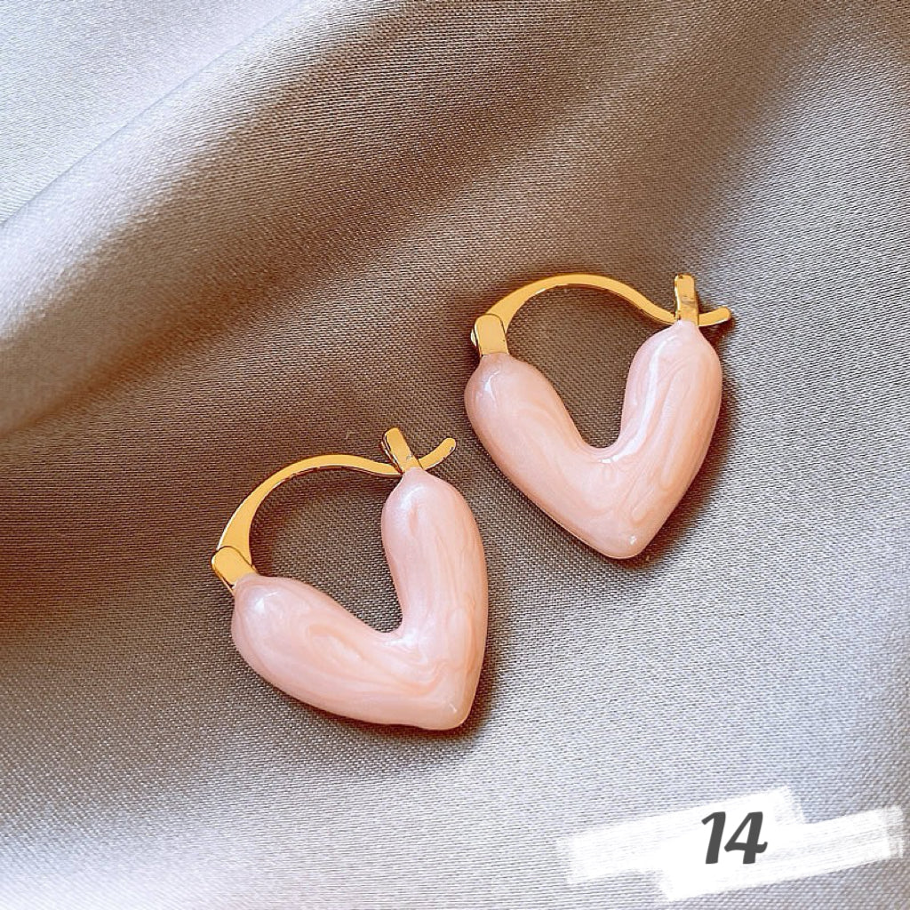 Vintage Oil Painting Style Earrings