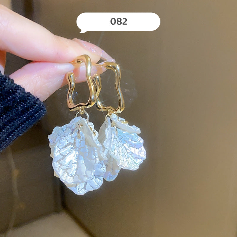 Fancy Flower Dangle Earrings