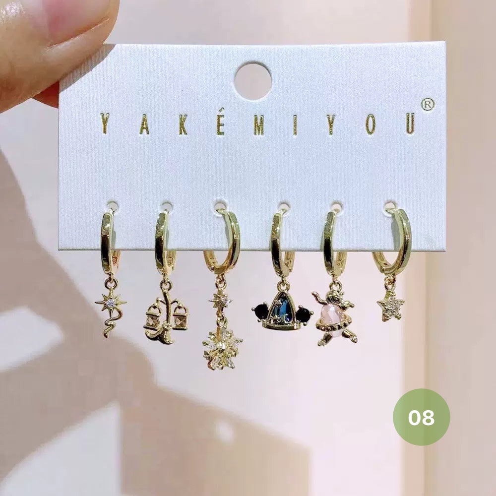 Cartoon Series Hoop Earrings