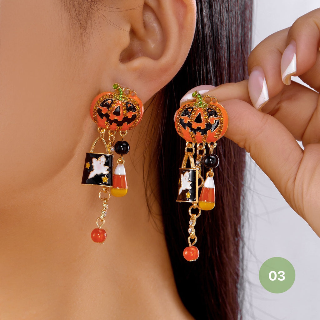 Fancy Halloween Dangle Earrings