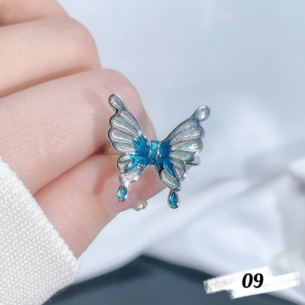 Dainty Butterfly Rings