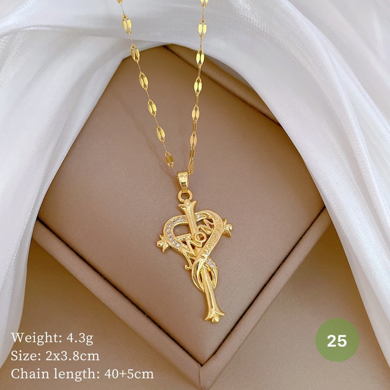 Shiny Butterfly Necklace