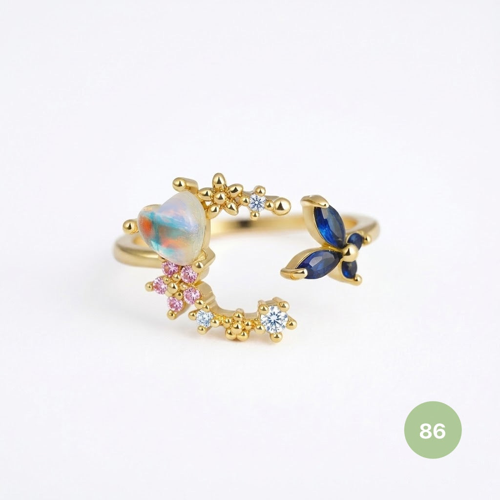 Dainty Rings - golden and silver