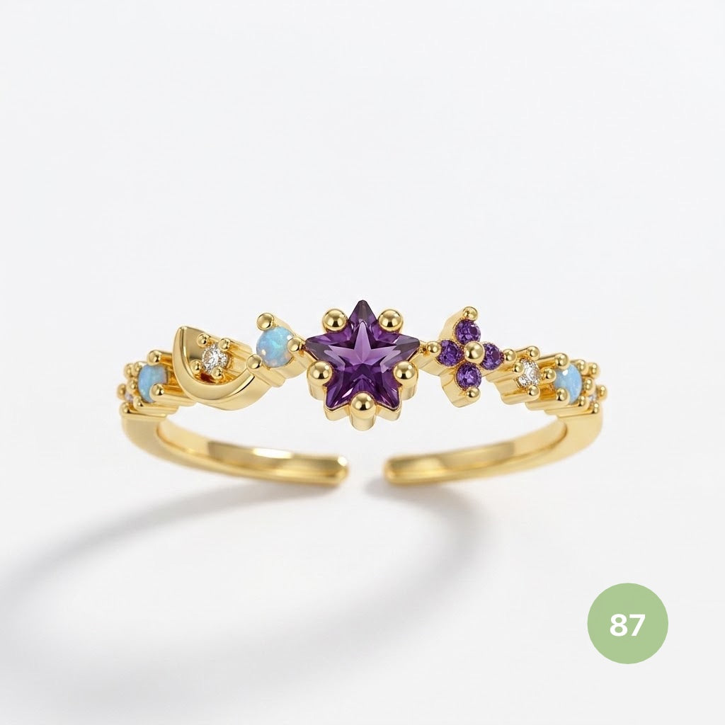 Dainty Rings - golden and silver