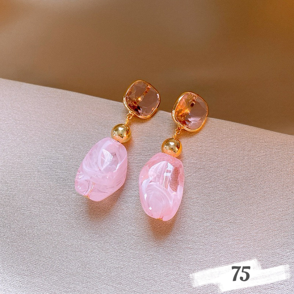 Vintage Oil Painting Style Earrings