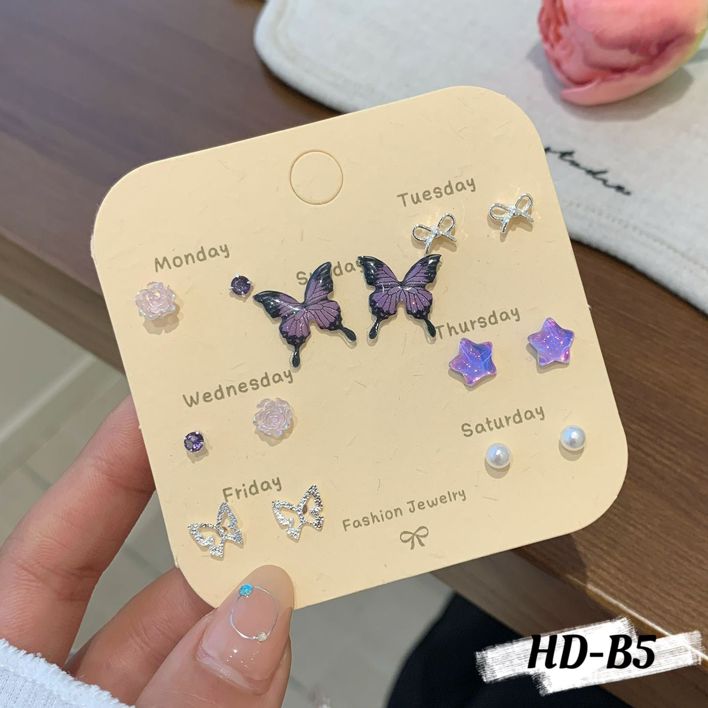 New Butterfly Earring Set