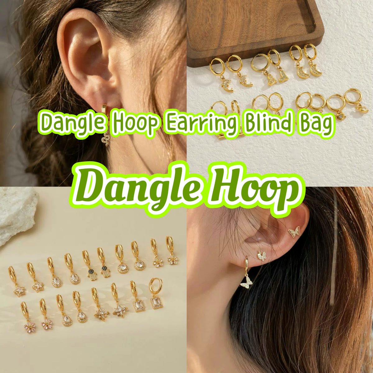 Dangle Hoop Earring - Blind Bag