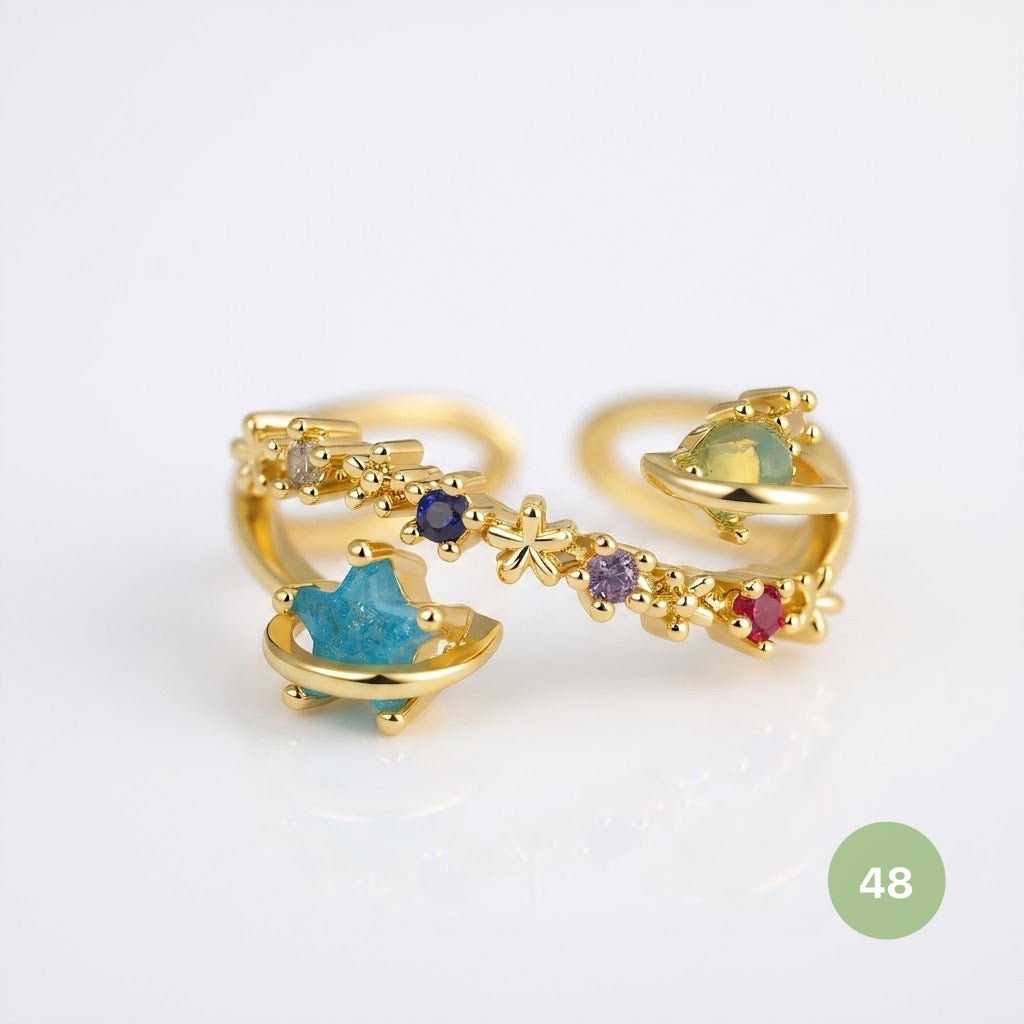 Dainty Rings - golden and silver