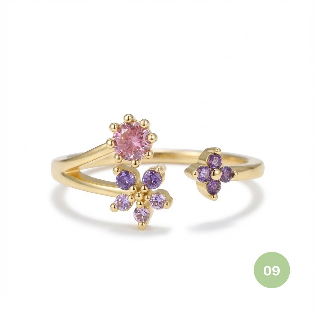 Dainty Rings - golden and silver