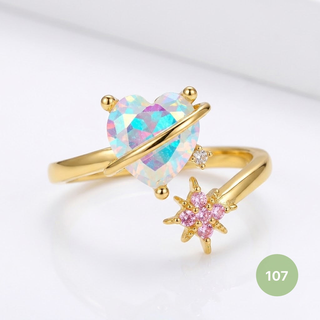 Dainty Rings - golden and silver