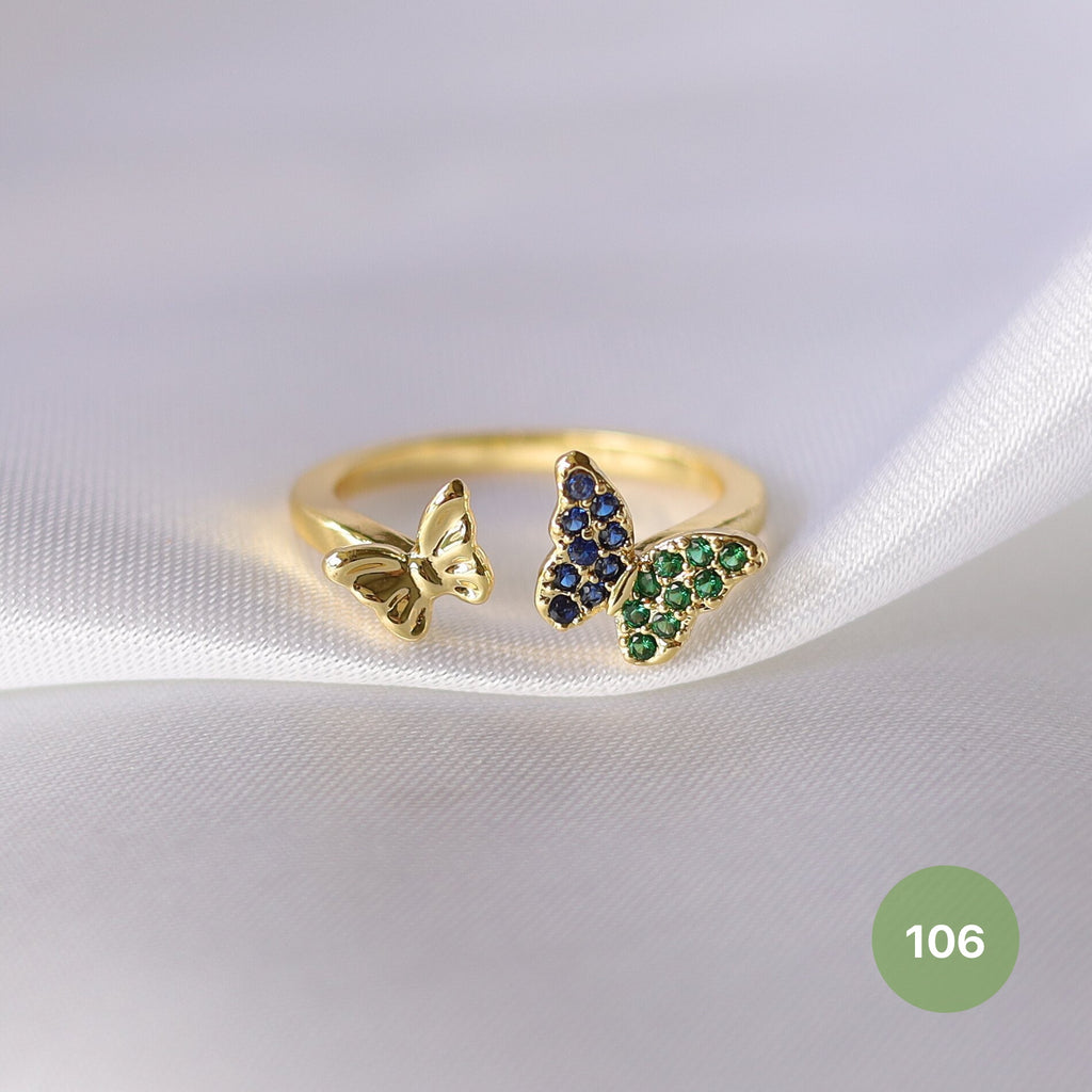 Dainty Rings - golden and silver