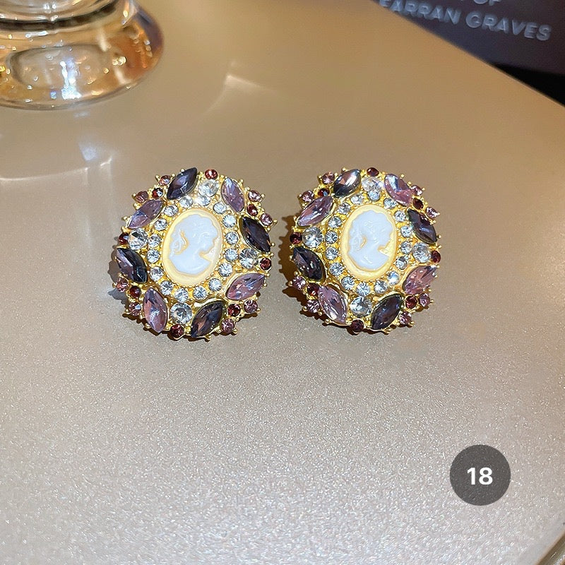 Purple Series Luxury Earrings