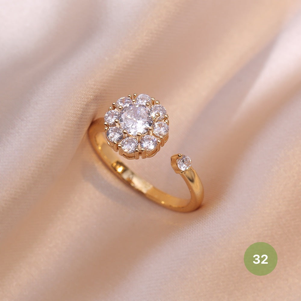 Golden Spinner Ring