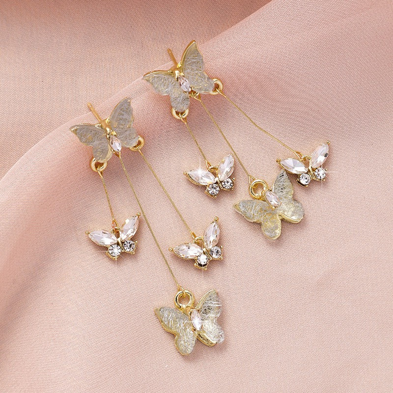 Fairycore triple layer Butterfly Earrings
