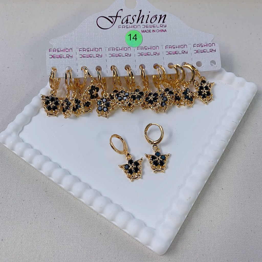 Dainty Dangle Hoop Earring