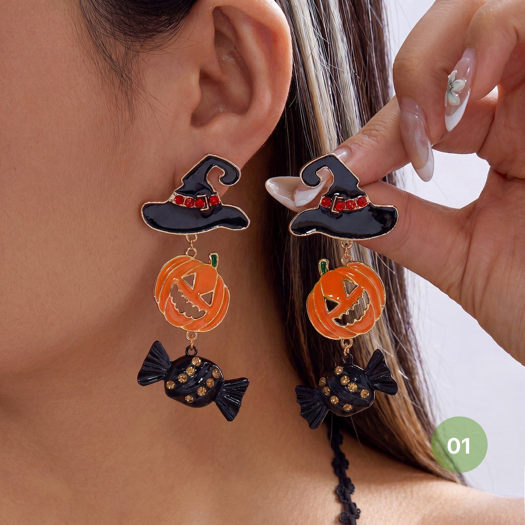 Halloween Candy Dangle Earrings