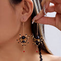 Halloween Spider Dangle Earrings