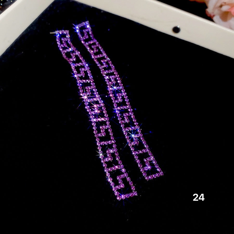 Purple Series Luxury Earrings