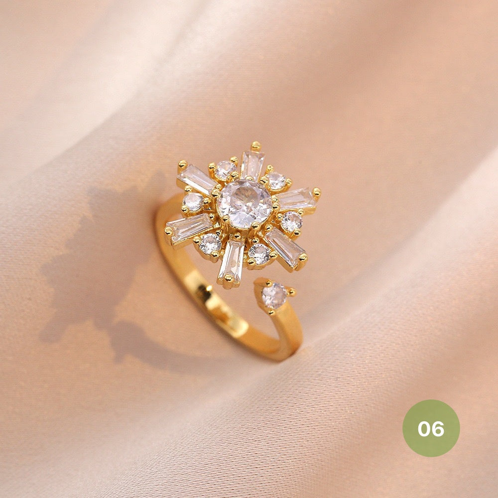 Golden Spinner Ring