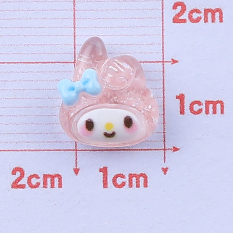 Sanrrio Head Resin Charms 10 pcs