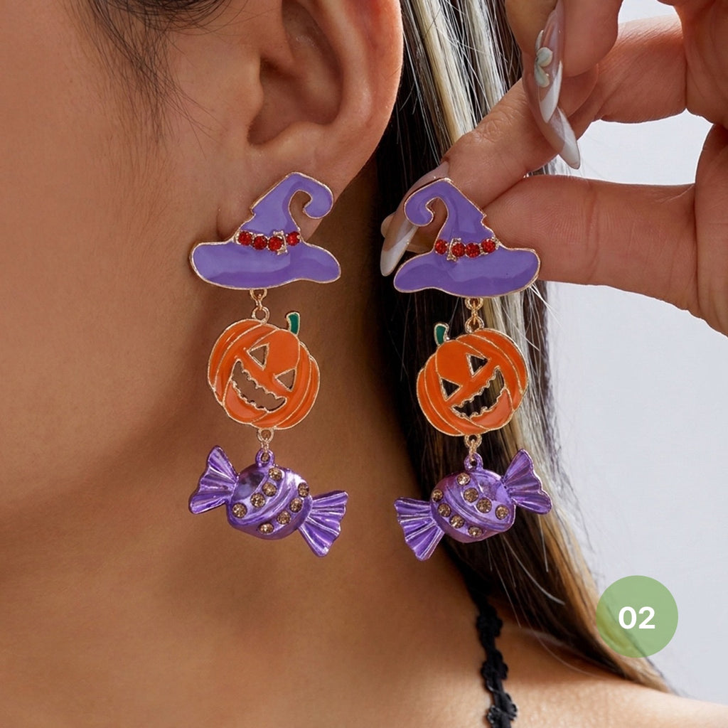 Halloween Candy Dangle Earrings