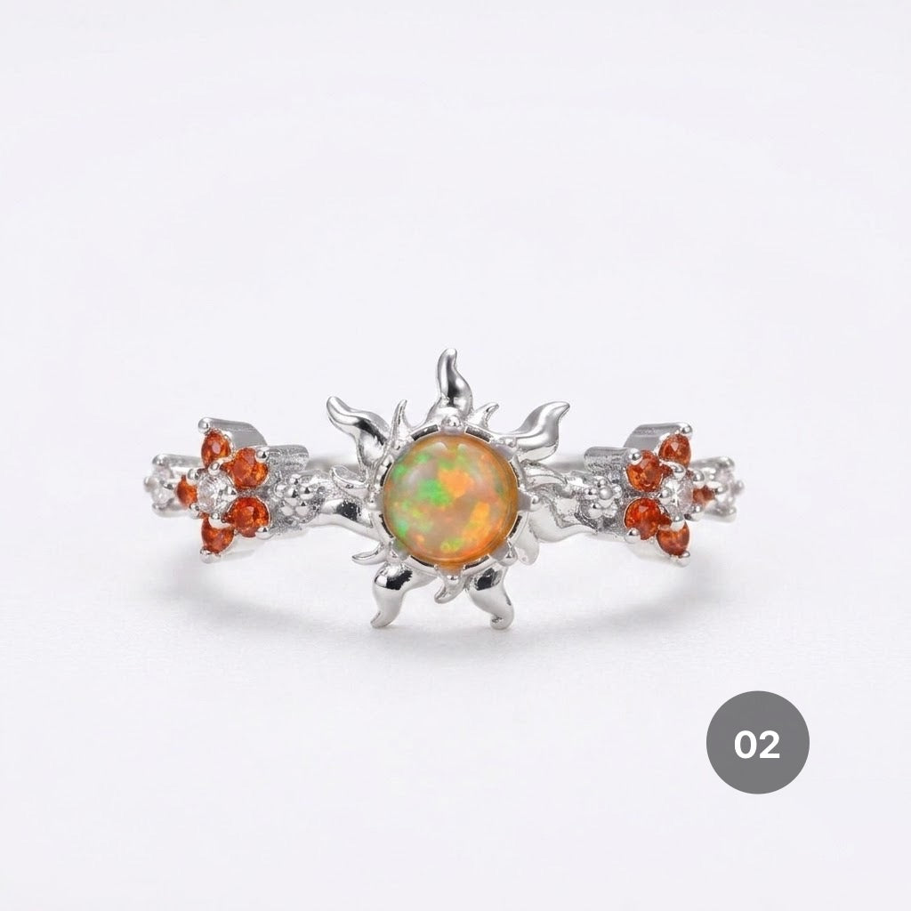 Sun Series Dainty Rings