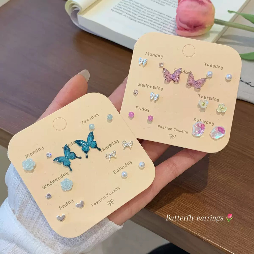 New Butterfly Earring Set