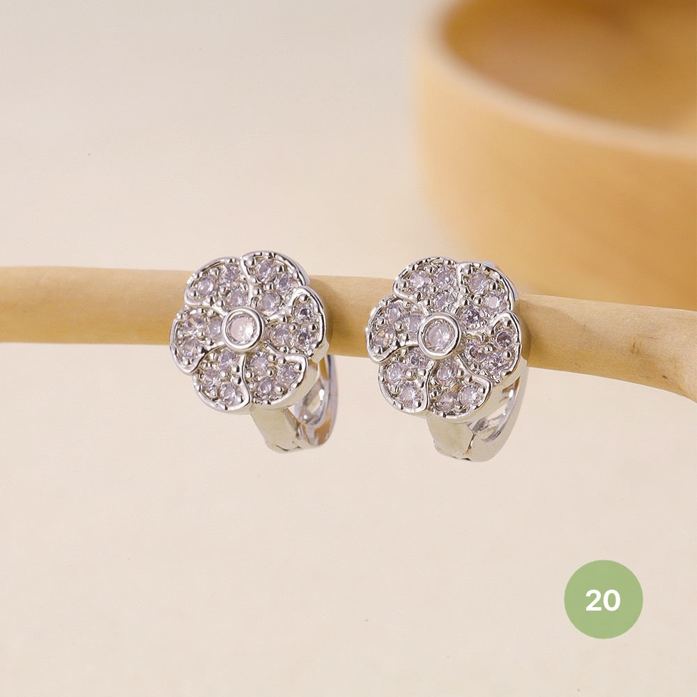 Silver Plain Hoop Earring