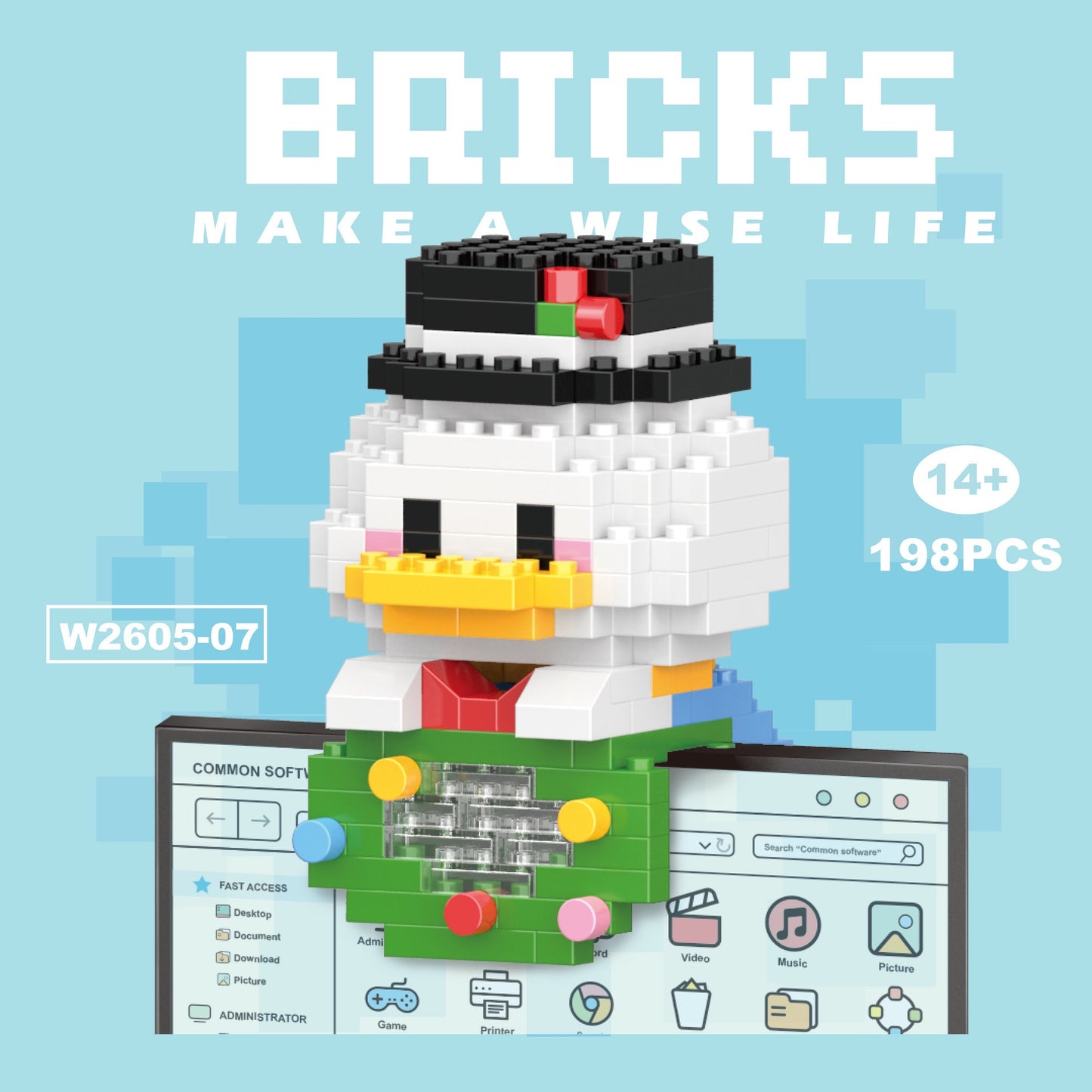 Small Building Bricks Le.go Gift