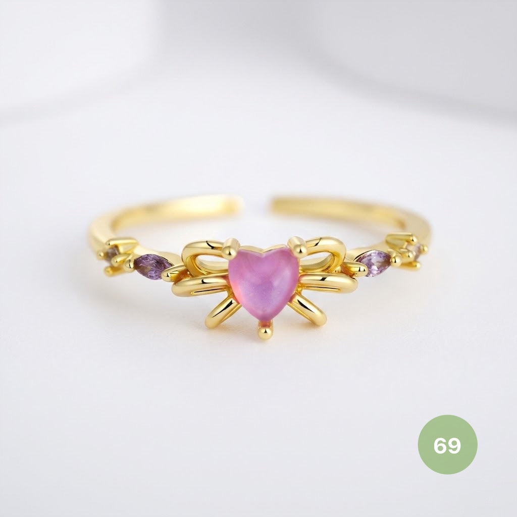 Dainty Rings - golden and silver