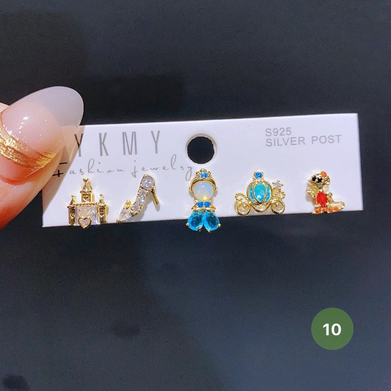 Cartoon Series Hoop Earrings