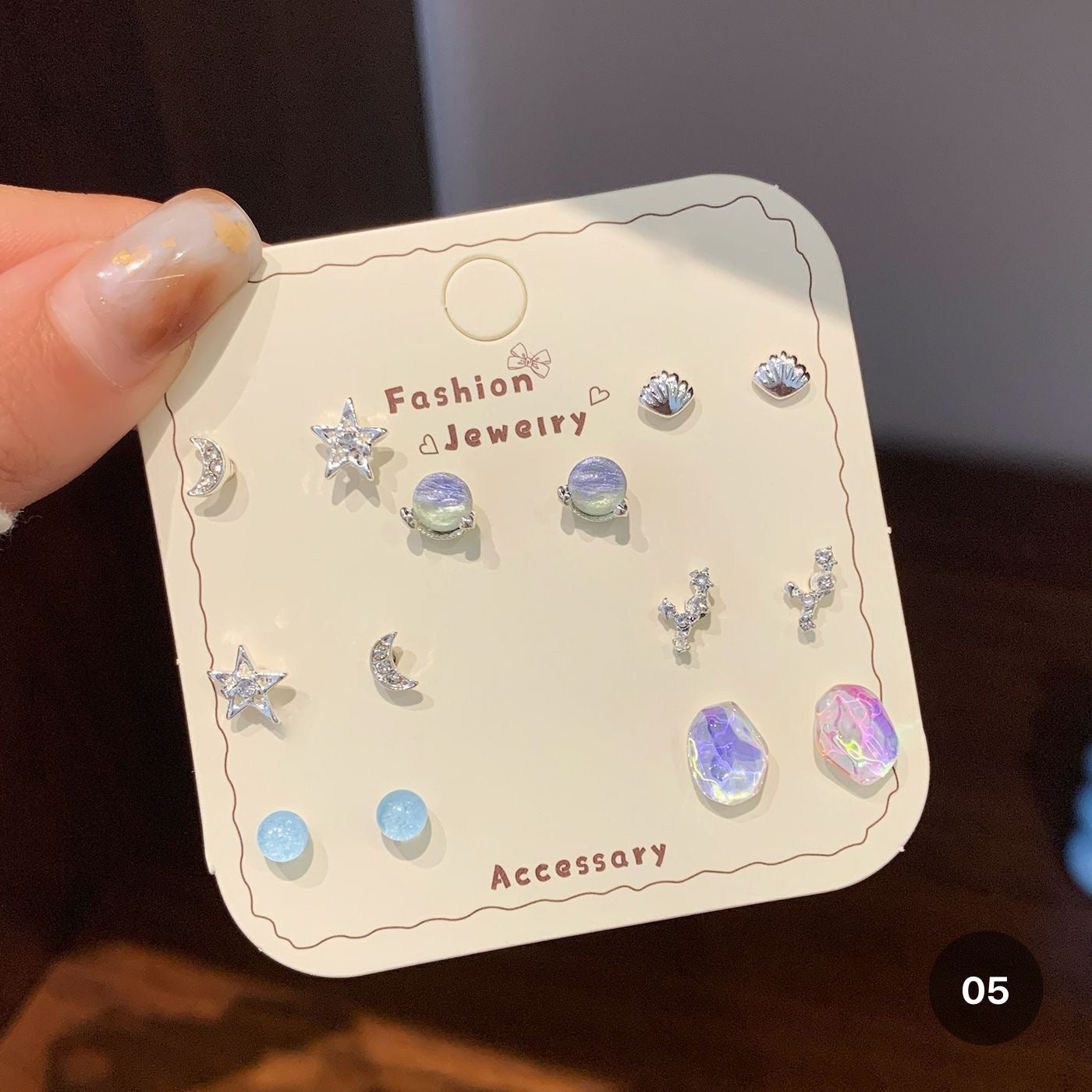 Ocean Style Earrings Set
