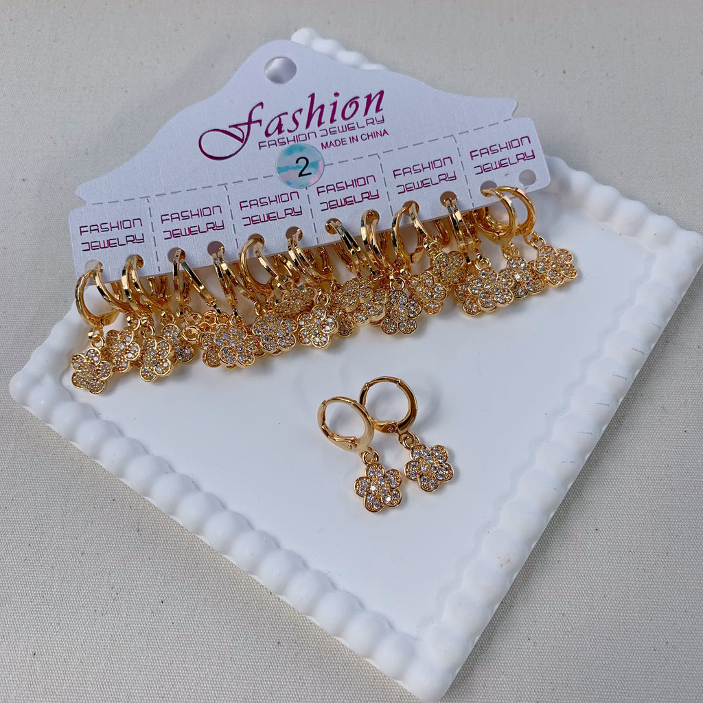 Dainty Dangle Hoop Earring