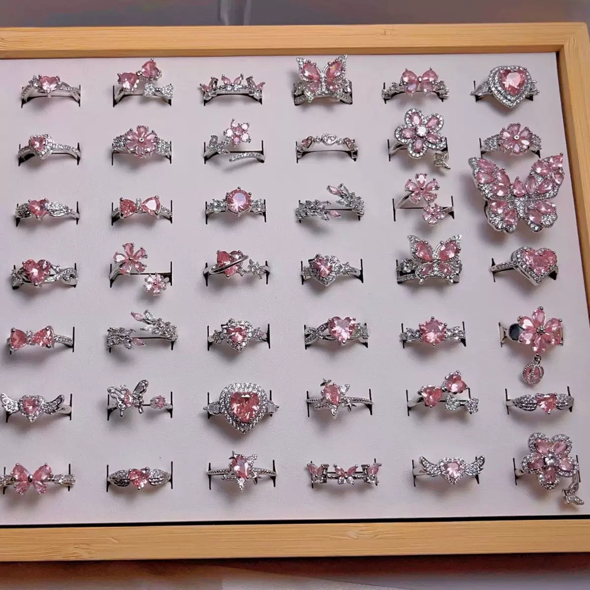Pink Series Rings
