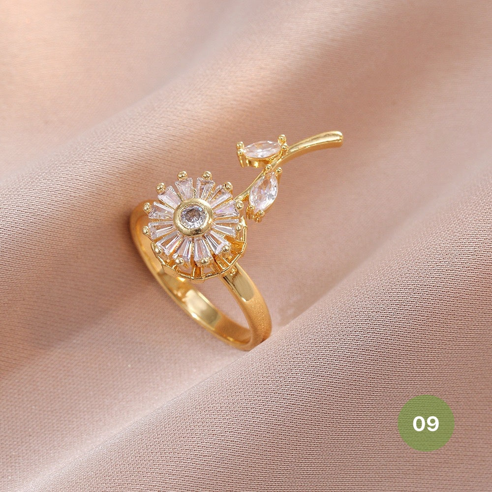 Golden Spinner Ring