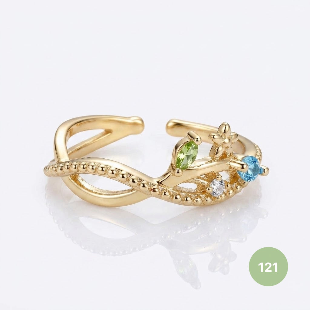 Dainty Rings - golden and silver