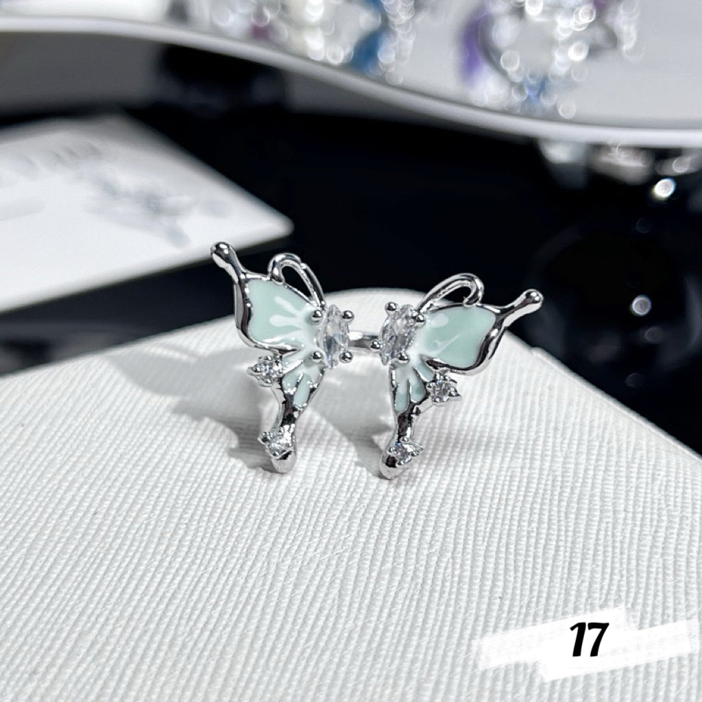 Dainty Butterfly Rings