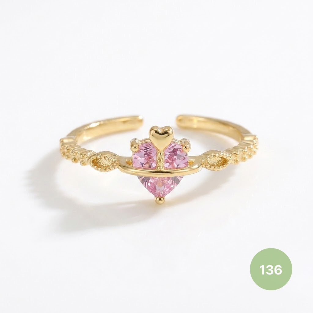Dainty Rings - golden and silver