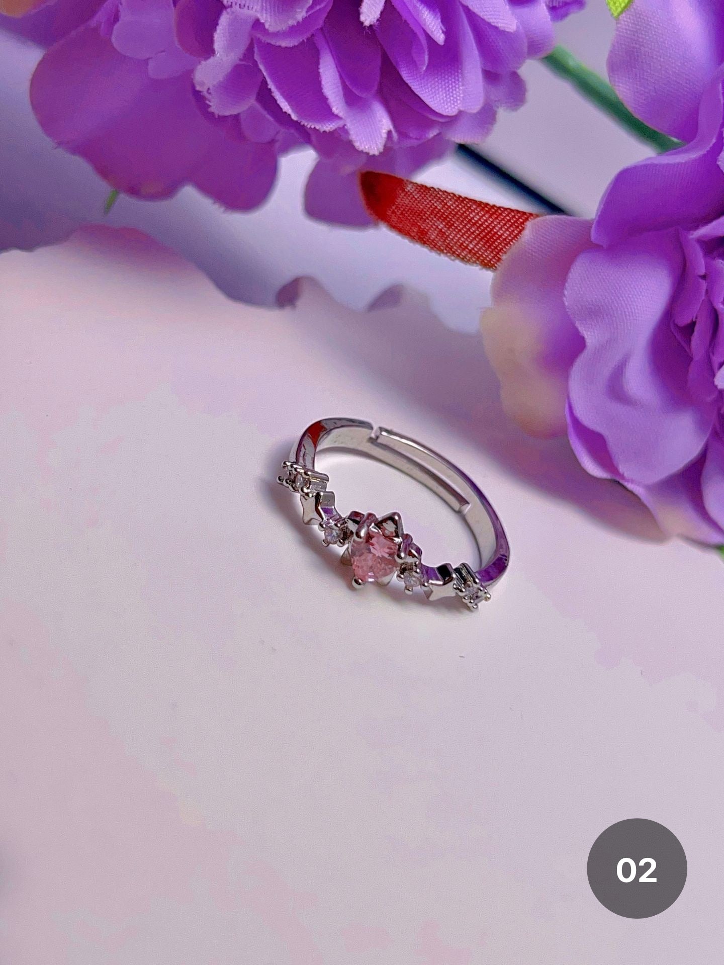 Pink Series Rings