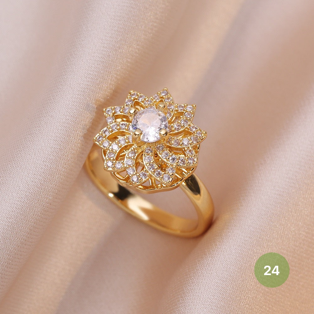 Golden Spinner Ring