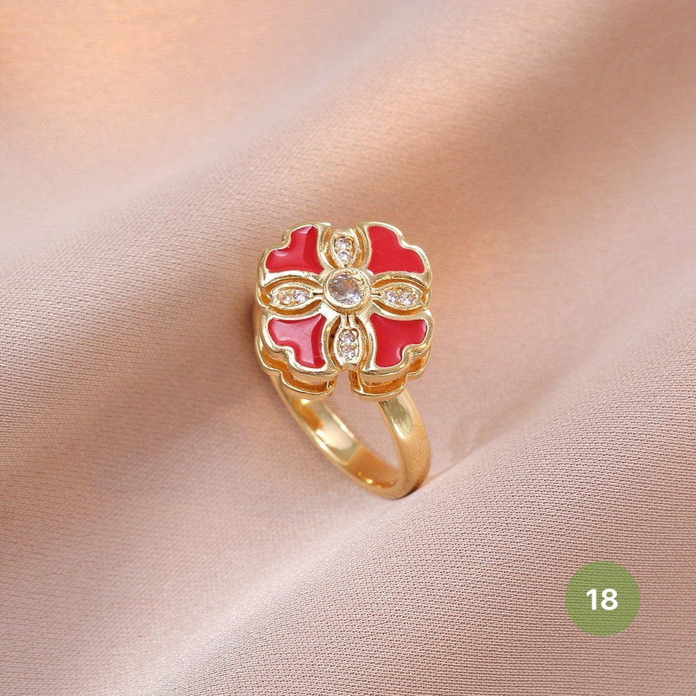 Golden Spinner Ring
